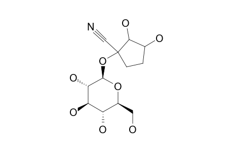 PASSIGUATEMALIN;1-XI-(BETA-D-GLUCOPYRANOSYLOXY)-2-XI,3-XI-DIHYDROXYCYCLOPENTANE-1-XI-CARBONITRILE