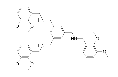 1,3,5-Benzenetrimethanamine, N,N',N''-tris[(2,3-dimethoxyphenyl)methyl]-, trihydrochloride