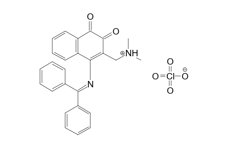 {[4'-(Diphenylmethylidene)amino-1',2'-dihydro-1',2'-dioxonaphth-3'-yl]methyl}-dimethylammonium - perchlorate