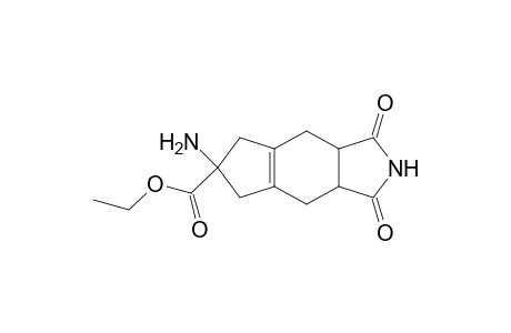 Ethyl 1,2,3,3a,4,5,6,7,8,8a-decahydro-6-amino-1,3-dioxocyclopenta[f]isoindole-6-carboxylate