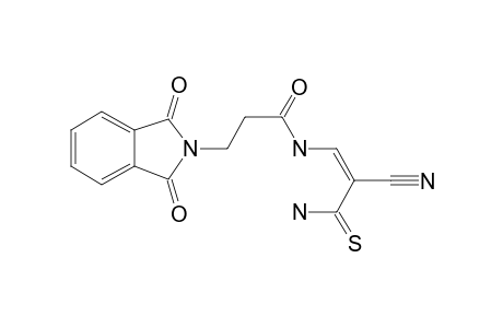 N-(2-Cyanothioacrylamide-3-yl)-3-phthalimidopropanamide