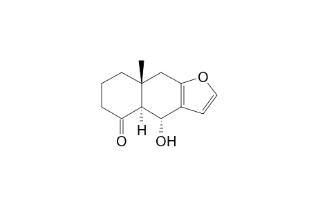 (4R,4aS,8aR)-4-hydroxy-8a-methyl-4,4a,6,7,8,9-hexahydrobenzo[f]benzofuran-5-one