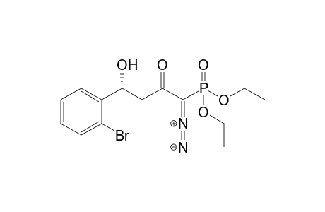 Diethyl (4R)-1-Diazo-4-(2-bromophenyl)-4-hydroxy-2-oxobutylphosphonate