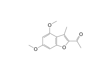 2-Acetyl-4,6-dimethoxy-3-methylbenzofuran