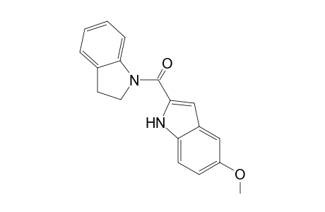 2-[(2,3-Dihydro-1H-indol-1yl)carbonyl]-5-methoxy-1H-indole