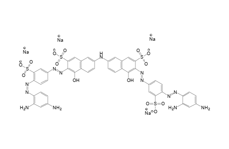 6,6'-Imino-bis-1-naphthol-3-sulfoacid<-(m-phenylendiamin[-4'-amino-3'-sulfooxanilacid/hydrol.)]6,6'-imino-bis-1-naphthol-3-sulfoacid