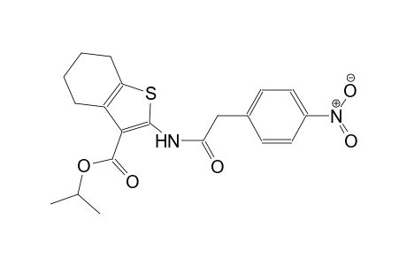 isopropyl 2-{[(4-nitrophenyl)acetyl]amino}-4,5,6,7-tetrahydro-1-benzothiophene-3-carboxylate
