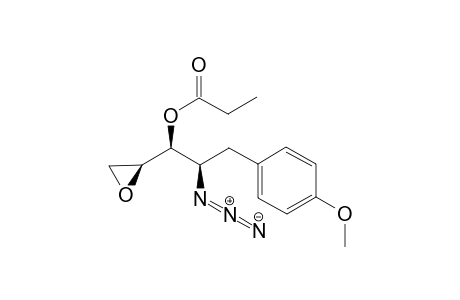 2-[2-Azido-3-(4-methoxyphenyl)-1-(ethoxycarbonyl)propyl]oxirane