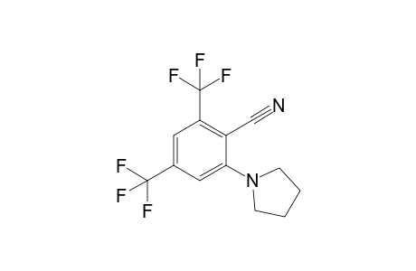 2-(1-Pyrrolidinyl)-4,6-bis(trifluoromethyl)benzonitrile