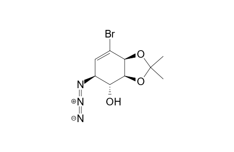 [3aS-(3aalpha,4alpha,5beta,7aalpha)]-5-Azido-7-bromo-3a,4,5,7a-tetrahydro-2,2-dimethyl-1,3-benzodioxol-4-ol