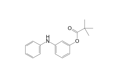 3-(Phenylamino)phenyl pivalate