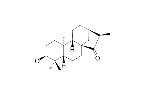 (16R)-Ent-3.alpha.-Hydroxykauran-15-one