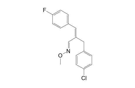 Benzenepropanal, 4-chloro-alpha-[(4-fluorophenyl)methylene]-,O-methyloxime