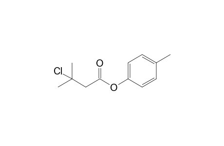 4'-Methylphenyl 3-chloro-3-methylbutanoate