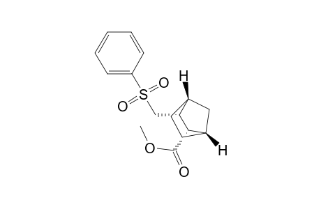Bicyclo[2.2.1]heptane-2-carboxylic acid, 3-[(phenylsulfonyl)methyl]-, methyl ester, [1S-(endo,endo)]-