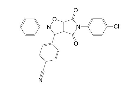 4-[5-(4-chlorophenyl)-4,6-dioxo-2-phenylhexahydro-2H-pyrrolo[3,4-d]isoxazol-3-yl]benzonitrile