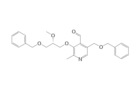 (S)-3-(Benzyloxy-2-methoxypropoxy)-5-(benzyloxymethyl)-2-methylpyridine-4-carbaldehyde