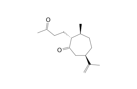 (2R,3S,6R)-3-Methyl-2-(3-oxobutyl)-6-(prop-1-en-2-yl)-cycloheptanone