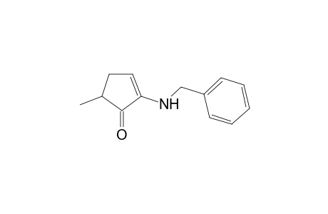 2-Benzylamino-5-methyl-2-cyclopenten-1-one
