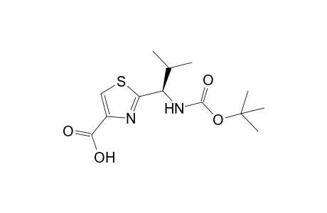 2-[(1R)-1-(tert-butoxycarbonylamino)-2-methyl-propyl]thiazole-4-carboxylic acid