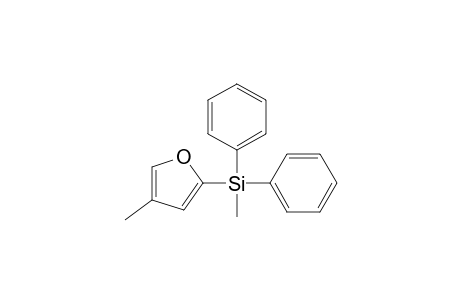 Methyl-(4-methyl-2-furanyl)-diphenylsilane