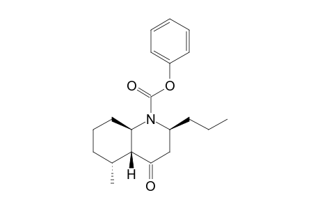 (2S,4AR,5R,8AR)-N-PHENOXYCARBONYL-2-PROPYL-5-METHYL-DECAHYDROQUINOLIN-4-ONE