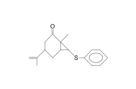 7-exo-(Phenylthio)-1-methyl-4-isopropenylbicyclo[4.1.0]heptan-2-one