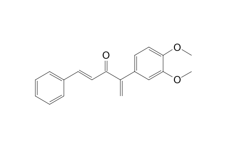 (1E)-4-(3,4-dimethoxyphenyl)-1-phenyl-3-penta-1,4-dienone