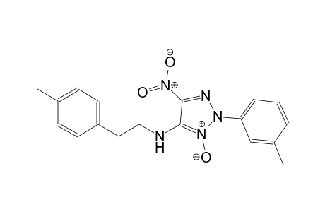 2-(3-methylphenyl)-N-[2-(4-methylphenyl)ethyl]-5-nitro-2H-1,2,3-triazol-4-amine 3-oxide