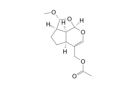 (2R,2aR,4aS,7aR,7bS)-5-acetoxymethyl-2a,3,4,4a,7a,7b-hexahydro-2-methoxy-2H-1,7-dioxacyclopenta[c,d]indene