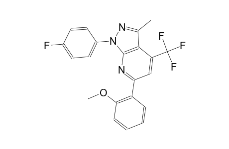 1H-pyrazolo[3,4-b]pyridine, 1-(4-fluorophenyl)-6-(2-methoxyphenyl)-3-methyl-4-(trifluoromethyl)-