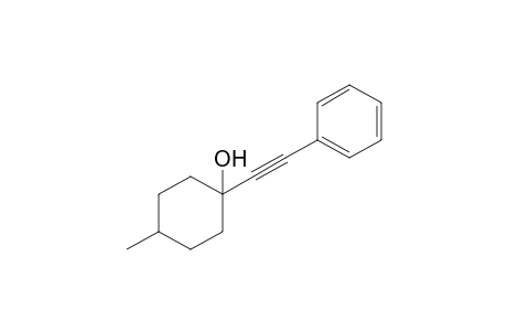1-(Phenylethynyl)-4-methylcyclohexan-1-ol