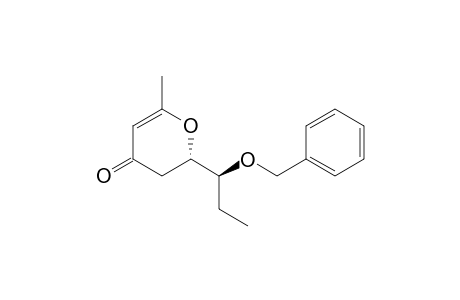 (2S*,1'S*)-2-((1'-Benzyloxy)propyl)-6-methyl-2,3-dihydro-4H-pyran-4-one