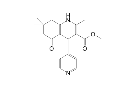 methyl 2,7,7-trimethyl-5-oxo-4-(4-pyridinyl)-1,4,5,6,7,8-hexahydro-3-quinolinecarboxylate