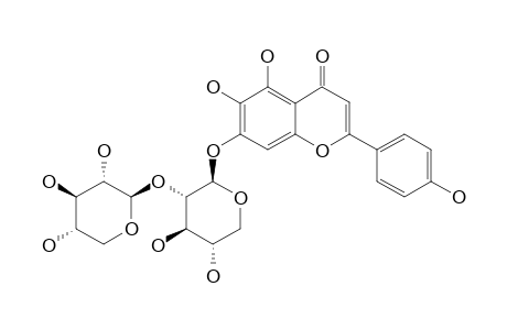 6-HYDROXYAPIGENIN-7-O-BETA-[2-O-XYLOXYLOSIDE]