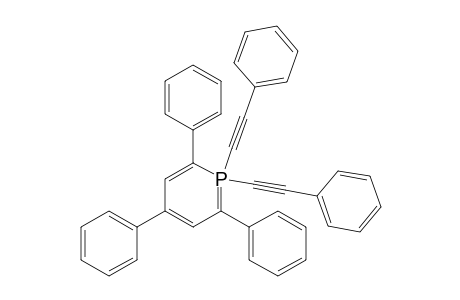 2,4,6-triphenyl-1,1-bis(2-phenylethinyl)-.lambda(5).-phosphinine