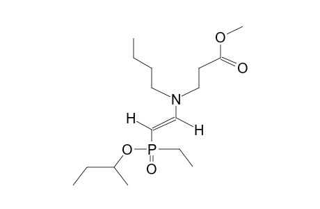 SEC-BUTYL (E)-2-[N-BUTYL-N-(2-METHOXYCARBONYLETHYL)AMINO]VINYL(ETHYL)PHOSPHINATE
