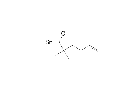 (1-chloranyl-2,2-dimethyl-hex-5-enyl)-trimethyl-stannane