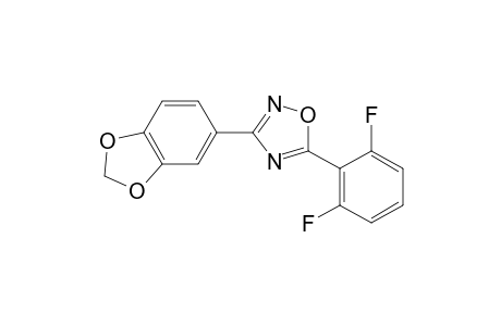 1,2,4-Oxadiazole, 3-(1,3-benzodioxol-5-yl)-5-(2,6-difluorophenyl)-