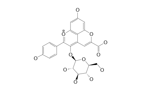 5-CARBOXYPYRANOPELARGONIDIN-3-O-BETA-GLUCOPYRANOSIDE