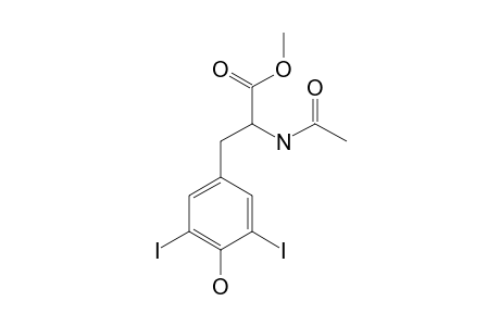 N-ACETYL-3,5-DIIODOTYROSINE, METHYL ESTER