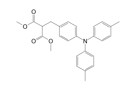 Propanedioic acid, 2-[[4-[bis(4-methylphenyl)amino]phenyl]methyl]-, dimethyl ester