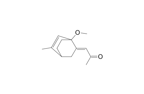 1-(1-Methoxy-5-methylbicyclo[2.2.2]oct-5-en-2-ylidene)-2-propanone