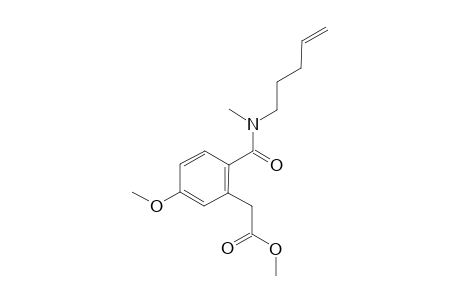 [5-METHOXY-2-(N-METHYL-N-PENT-4-ENYLAMINOCARBONYL)-PHENYL]ACETIC-ACID-METHYLESTER