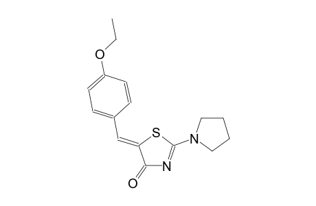 (5Z)-5-(4-ethoxybenzylidene)-2-(1-pyrrolidinyl)-1,3-thiazol-4(5H)-one