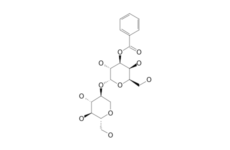 POLYGALATENOSIDE_B;3-O-BENZOYLPOLYGOLITOSYL-(2->1)-ALPHA-GALACTOSE