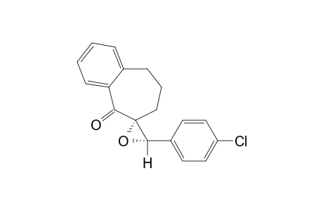(3'S,8R)-3'-(4-chlorophenyl)spiro[6,7-dihydro-5H-benzo[7]annulene-8,2'-oxirane]-9-one