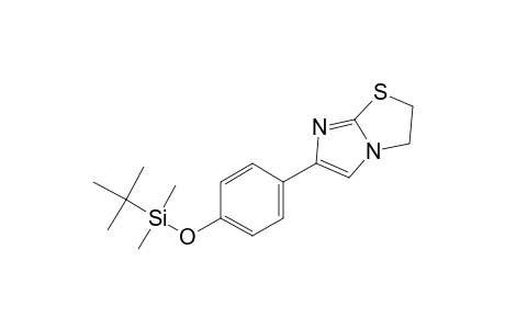 4-(2,3-Dihydroimidazo[2,1-B][1,3]thiazol-6-yl)phenol, tert-butyldimethylsilyl ether