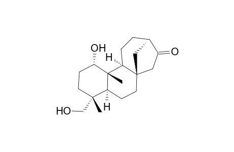 17-Norkauran-16-one, 1,18-dihydroxy-, (1.alpha.,4.alpha.)-