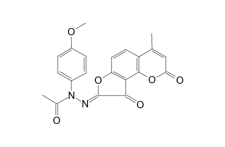 N-(4-Methoxyphenyl)-N'-((8Z)-4-methyl-2,9-dioxo-2H-furo[2,3-H]chromen-8(9H)-ylidene)acetohydrazide